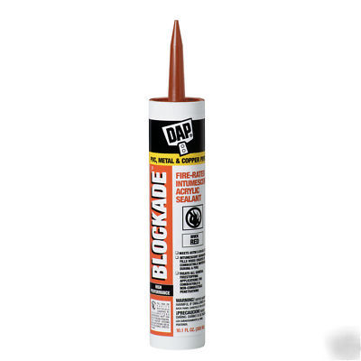 Dap high performance fire - rated acrylic sealant - red