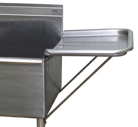 Detachable drainboards for utility sinks 18X18 430 ss