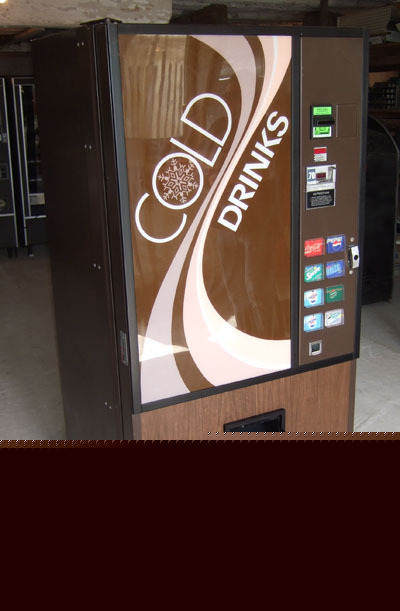 Dixie narco 501T mpc-8 soda can vending machine clean 