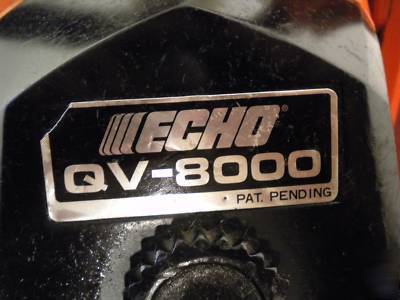 Echo firebrand qv-8000 quickvent fire rescue chain saw 