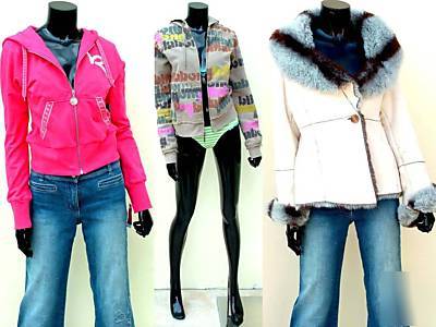 Headless female mannequin black gloss in relaxed pose