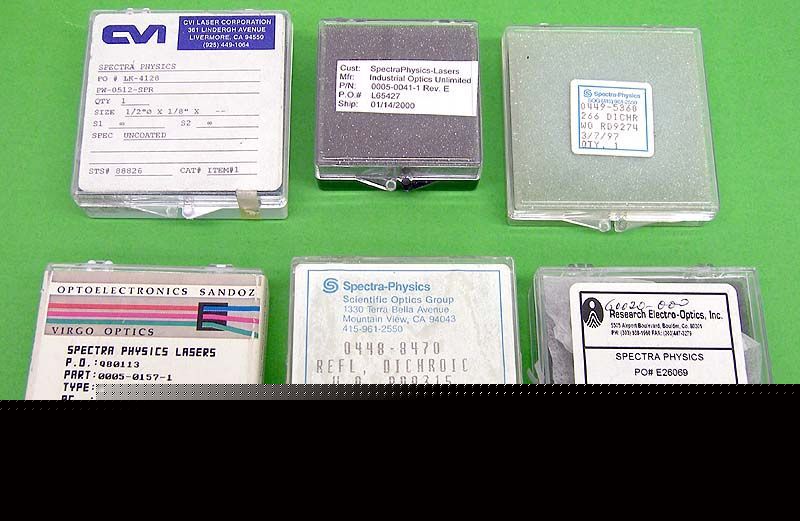 Lot 6 spectra physics laser lens 266NM 1064NM optics