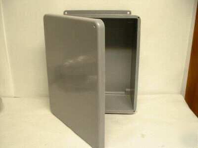 New fiberglass elect. breaker box w/pre-drilled holes