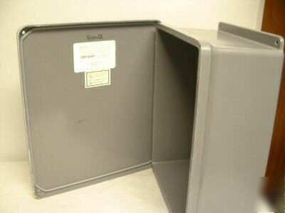 New fiberglass elect. breaker box w/pre-drilled holes