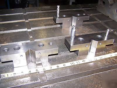Post blocks-boringmillblocks-2.5X8X2.5LOCATOR/vee-rare$