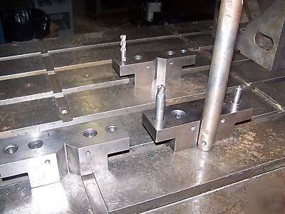 Post blocks-boringmillblocks-2.5X8X2.5LOCATOR/vee-rare$