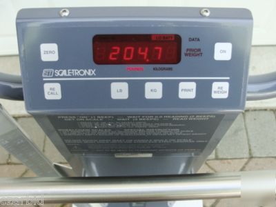 Scale-tronix 5002 digital patient stand-on scale