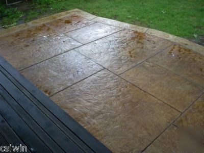 Southwest slate seamless concrete stamp set - 8PC