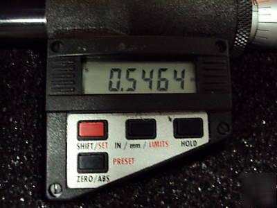 Starrett 65063 electronic depth micrometer msrp $615.00