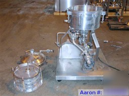 Used- sparkler horizontal plate filter, model 14-d-4, 3