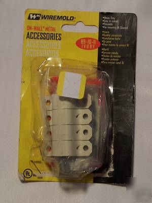 Wiremold on-wall metal accessories B9-10-11 ivory