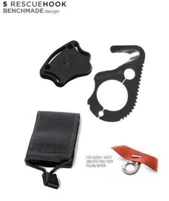 Benchmade 5 blk rescue hook knife tool firefighter ems