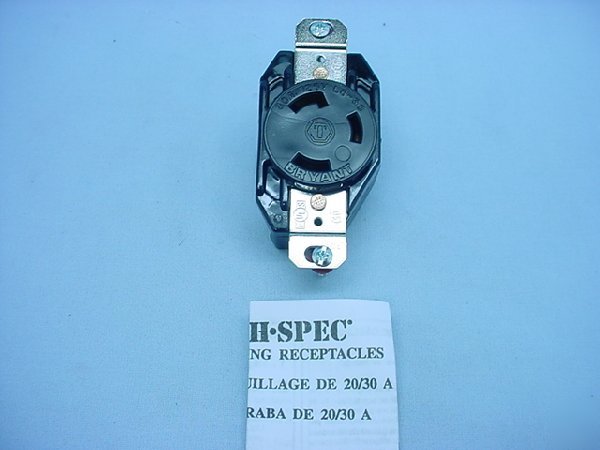 Bryant L5-30 locking receptacle outlet 30A 125V 70530FR