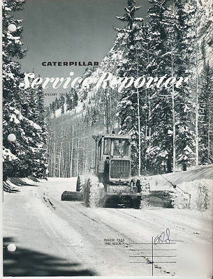 Caterpillar january 1962 service reporter magazine