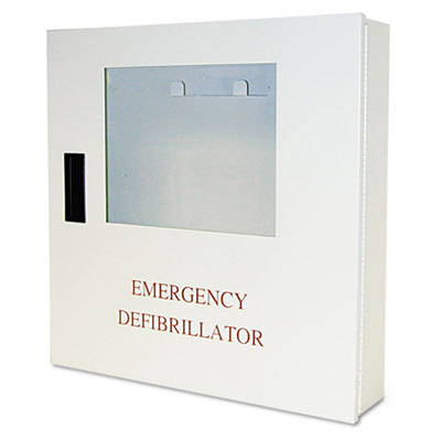 Defibtech llc wall mount cse alarmed white 18 x 18 x 4
