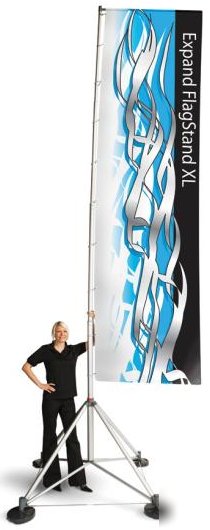 Expand flagstand xl convention banner display stand