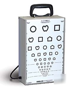 Good lite illuminated eye test cabinet, model a+