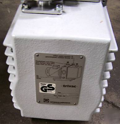 Leybold-heraeus trivac D8A vacuum pumps D8A 220VAC 50