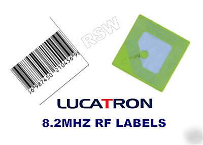 Lucatron 8.2MHZ security dummy barcode labels rf tags 