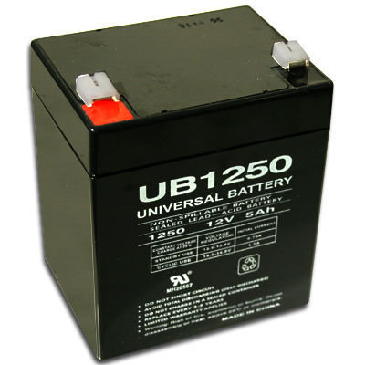 New 12V 5AH sealed lead acid battery UB1250 D5741 D5777