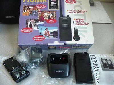 New kenwood tk-3100BK protalk radio complete package