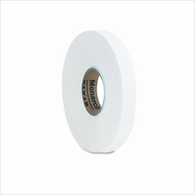 One-line pricemarker labels, white, 7/16X3/4, 16 rolls