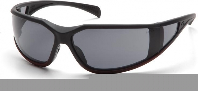 Pyramex exeter safety glasses - gray anti-fog lens