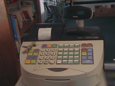 Royal 601 sc cash register with scanner