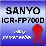 Sanyo icr-FP700D digital voice recordr 8GBSDHC MP3 1 gb