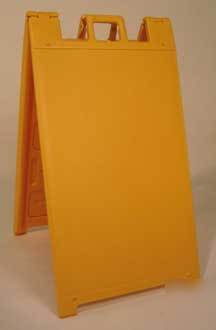 Sidewalk a-frame sandwich signicade sign board 
