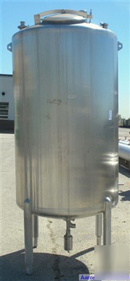 Used- cherry burrell tank, 600 gallon, 316 stainless st