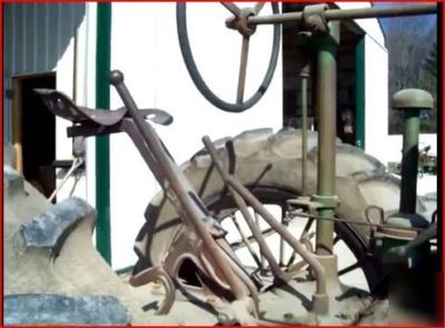 1937 john deere a unstyled tractor ie- b g round spokes