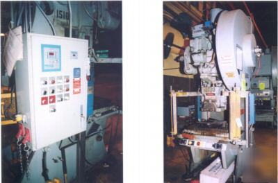 75 ton M75 niagara flywheel o.b.i press with air clutch