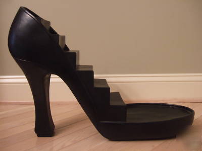 Art deco shoe jewelry store countertop display shelf