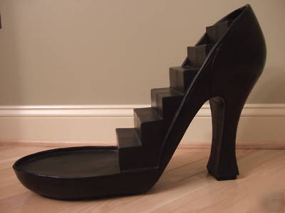 Art deco shoe jewelry store countertop display shelf