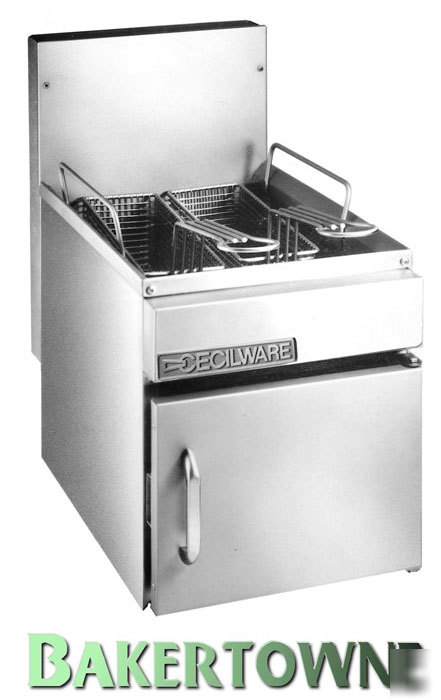 Cecilware GF10 commercial nat/lp gas deep fryer 13 lbs