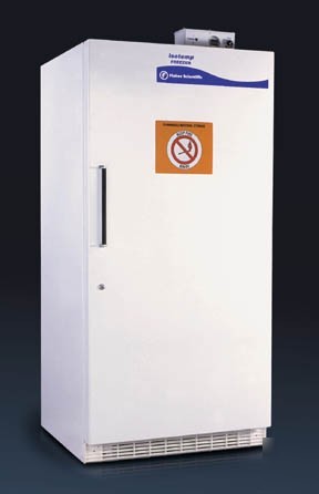 Fisher flammable-materials storage freezer 30CUFT.