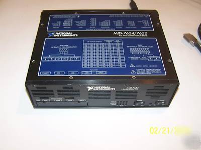 National instrument servo motor drive/motion controller