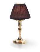 New black pleated fabric shade
