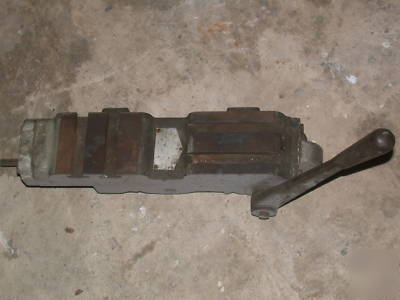 11 & 12 inch logan lathe double tool post cross slide 