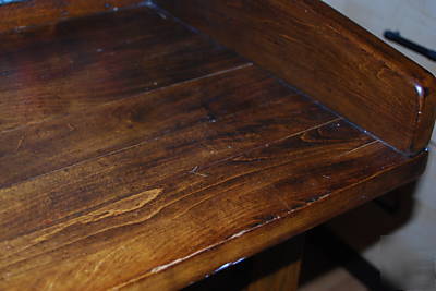 Antique wood post office mail sorter