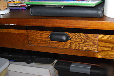 Antique wood post office mail sorter