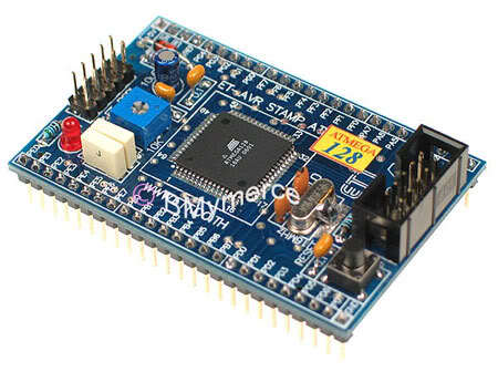 Avr atmel ATMEGA128 basic stamp module jtag spi program