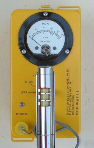Calibrated eni cdv-700 6B geiger counter.... more