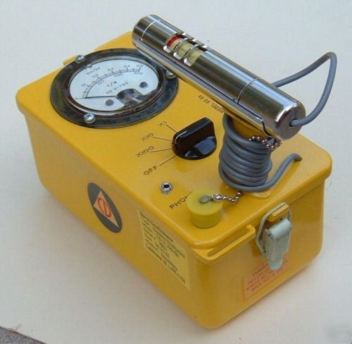 Calibrated eni cdv-700 6B geiger counter.... more