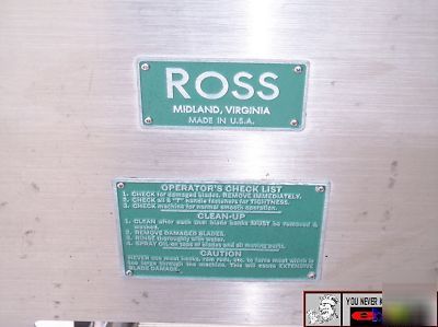 Commercial ross TC700M bone in/bone out meat tenderizer