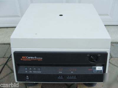 Iec centra 8 bench lab top centrifuge w/ rotor + extras