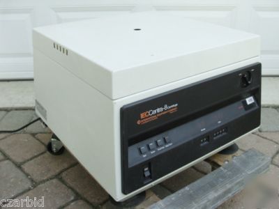 Iec centra 8 bench lab top centrifuge w/ rotor + extras