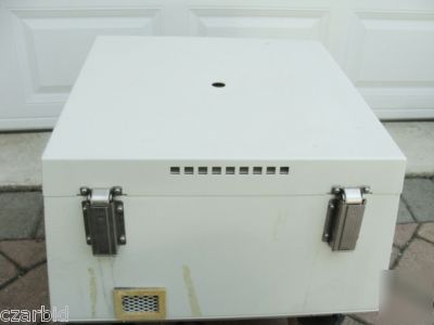 Iec centra 8 bench lab top centrifuge w/ rotor + extras