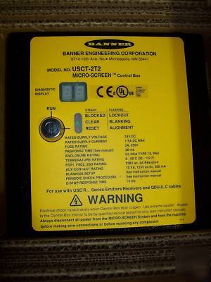 New banner micro-screen metal control box #usct-2T2 